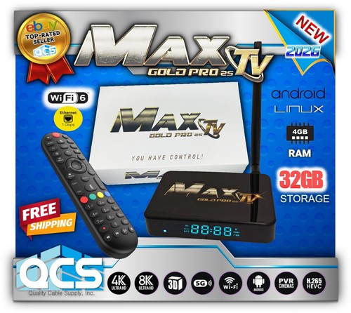 Maxtv gold pro - maxtv, 4k