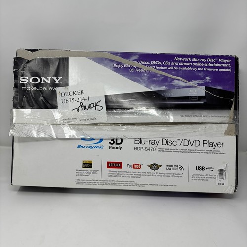 Sony blu ray bdp - blu-ray, bdp-s470